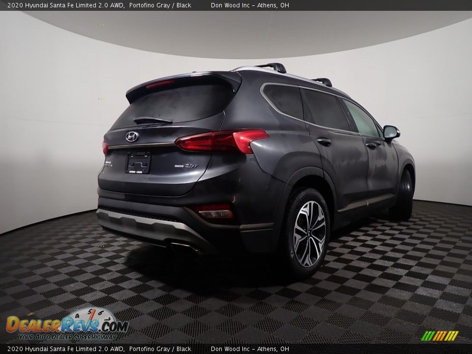 2020 Hyundai Santa Fe Limited 2.0 AWD Portofino Gray / Black Photo #18