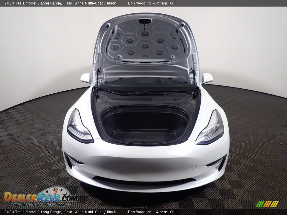 2020 Tesla Model 3 Long Range Pearl White Multi-Coat / Black Photo #10