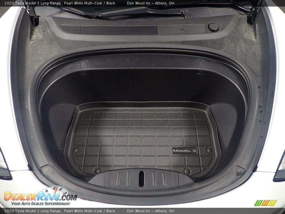 2020 Tesla Model 3 Long Range Pearl White Multi-Coat / Black Photo #11