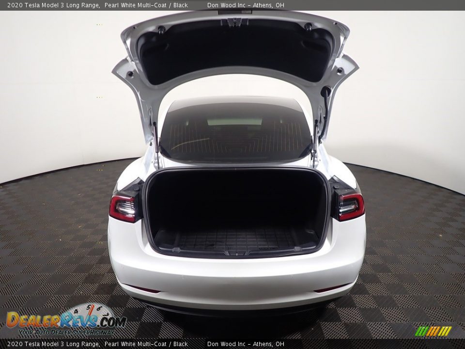2020 Tesla Model 3 Long Range Pearl White Multi-Coat / Black Photo #18
