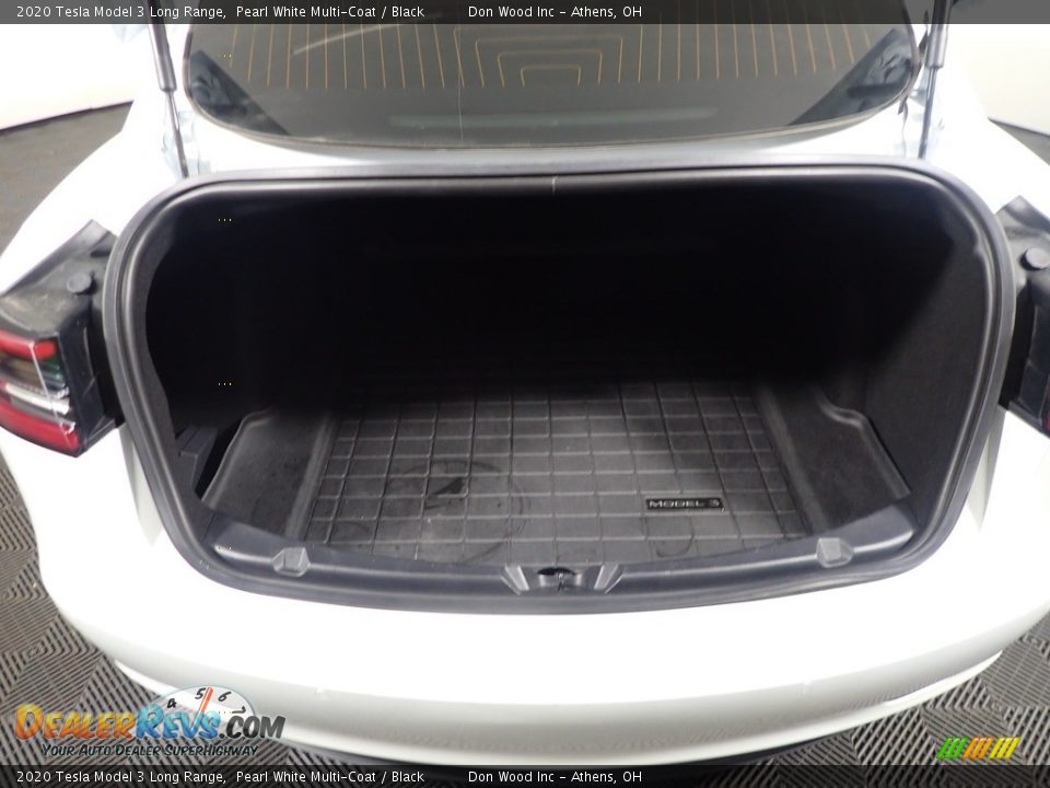 2020 Tesla Model 3 Long Range Pearl White Multi-Coat / Black Photo #19