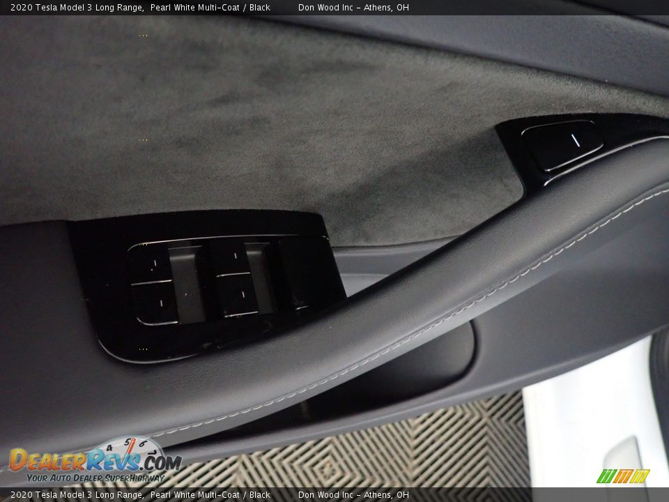 2020 Tesla Model 3 Long Range Pearl White Multi-Coat / Black Photo #25