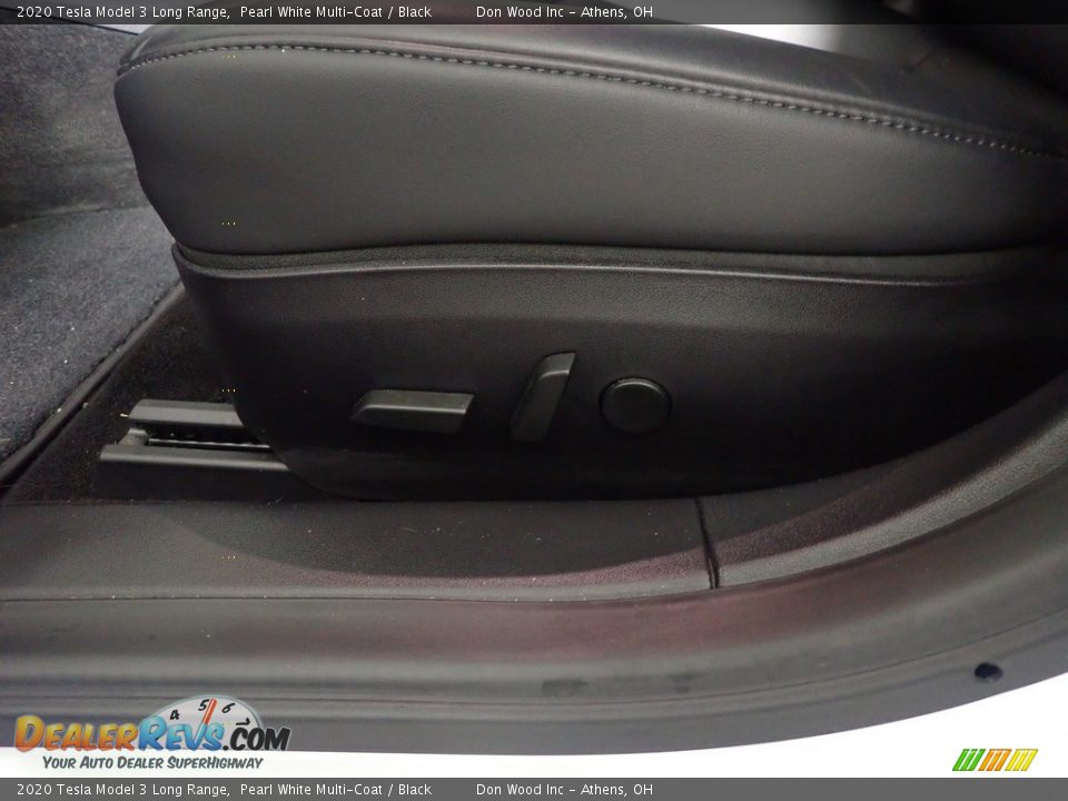2020 Tesla Model 3 Long Range Pearl White Multi-Coat / Black Photo #27