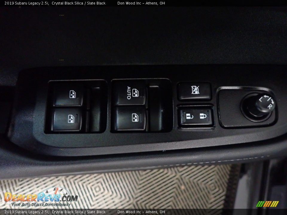 2019 Subaru Legacy 2.5i Crystal Black Silica / Slate Black Photo #21