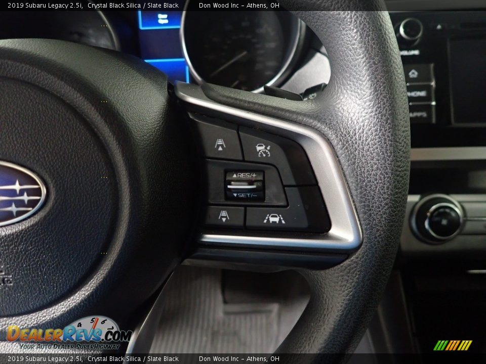 2019 Subaru Legacy 2.5i Crystal Black Silica / Slate Black Photo #30
