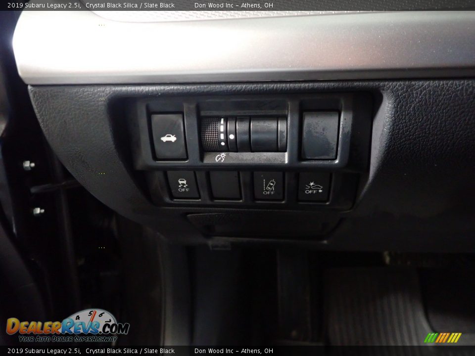 2019 Subaru Legacy 2.5i Crystal Black Silica / Slate Black Photo #31