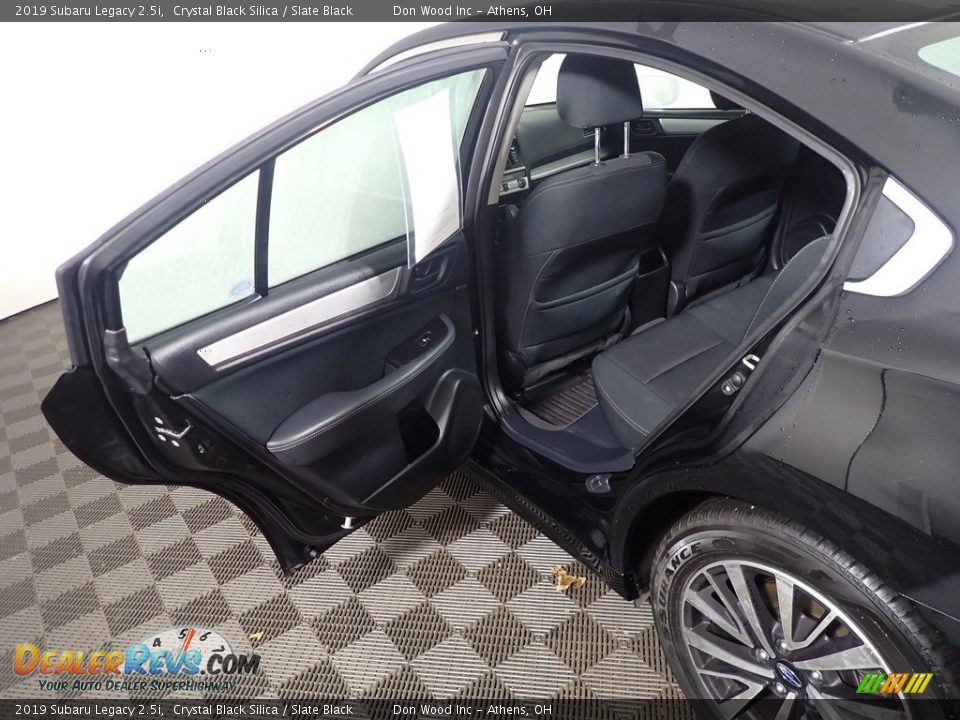 2019 Subaru Legacy 2.5i Crystal Black Silica / Slate Black Photo #34