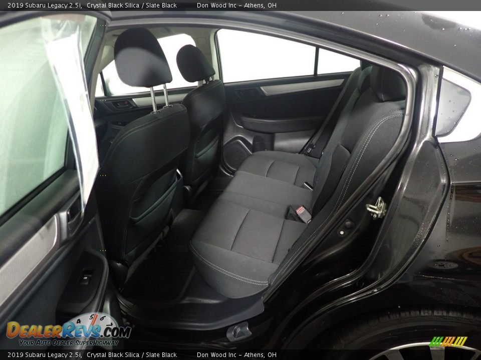 2019 Subaru Legacy 2.5i Crystal Black Silica / Slate Black Photo #35