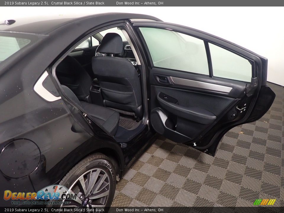 2019 Subaru Legacy 2.5i Crystal Black Silica / Slate Black Photo #36