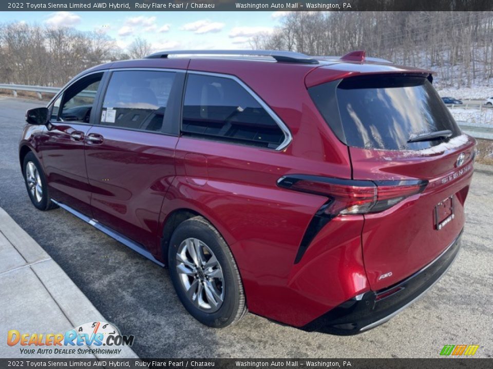 2022 Toyota Sienna Limited AWD Hybrid Ruby Flare Pearl / Chataeu Photo #2