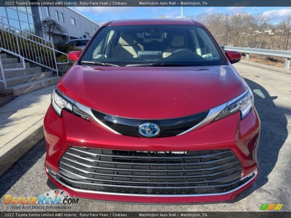 Ruby Flare Pearl 2022 Toyota Sienna Limited AWD Hybrid Photo #7