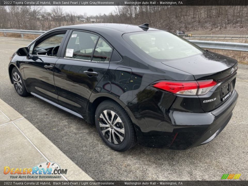 2022 Toyota Corolla LE Hybrid Black Sand Pearl / Light Gray/Moonstone Photo #2