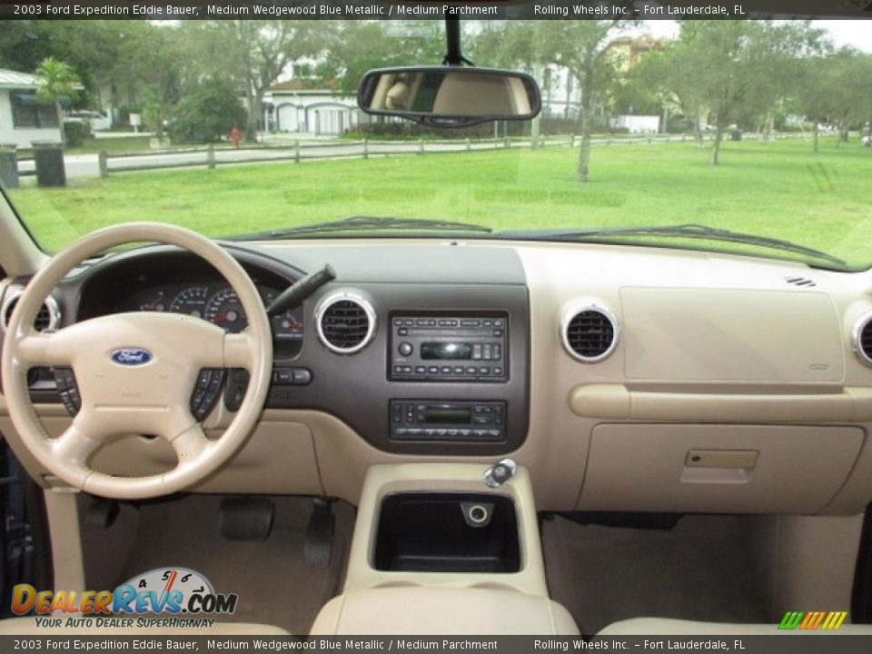 2003 Ford Expedition Eddie Bauer Medium Wedgewood Blue Metallic / Medium Parchment Photo #4