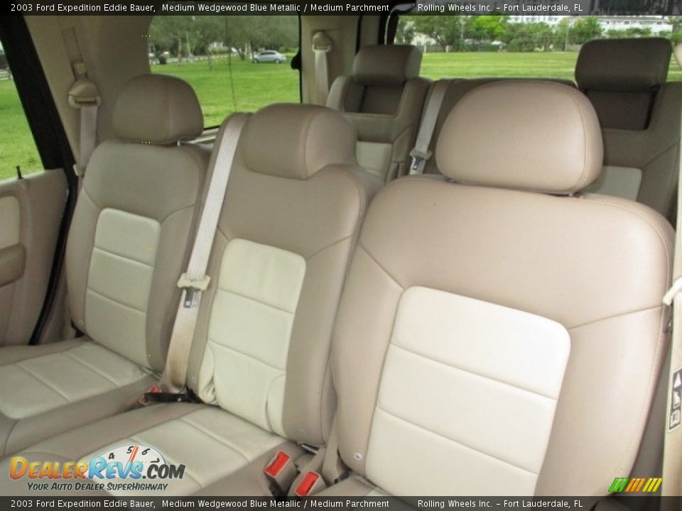 2003 Ford Expedition Eddie Bauer Medium Wedgewood Blue Metallic / Medium Parchment Photo #8