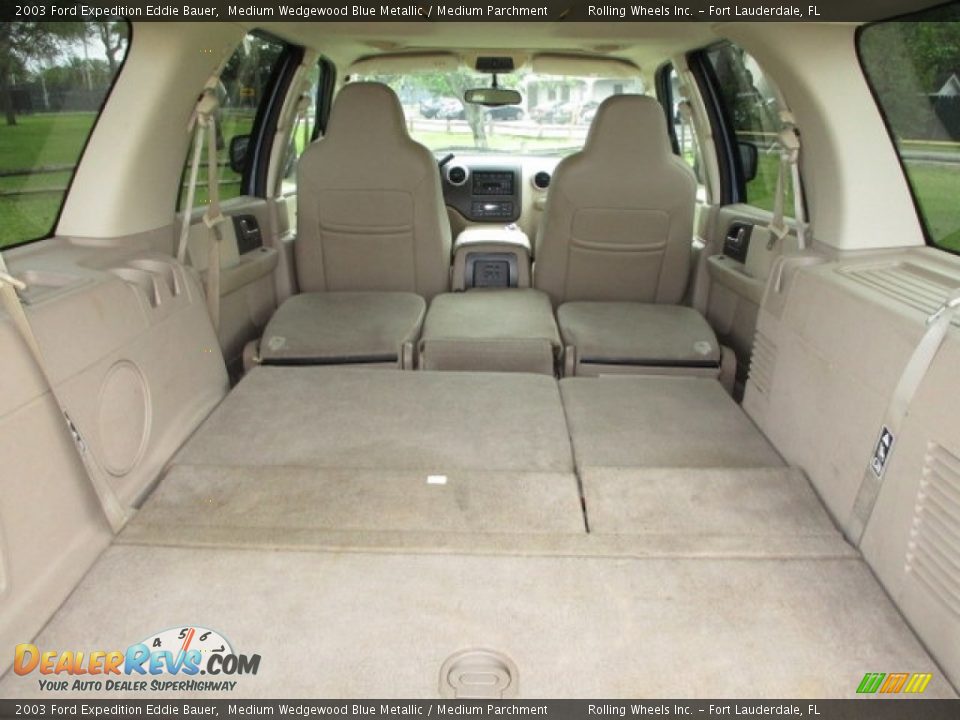 2003 Ford Expedition Eddie Bauer Medium Wedgewood Blue Metallic / Medium Parchment Photo #12