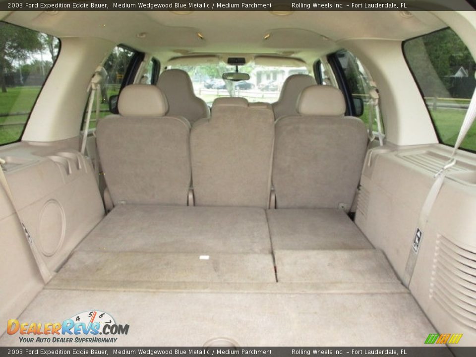 2003 Ford Expedition Eddie Bauer Medium Wedgewood Blue Metallic / Medium Parchment Photo #18