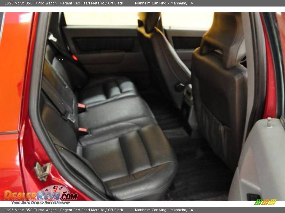 1995 Volvo 850 Turbo Wagon Regent Red Pearl Metallic / Off Black Photo #19