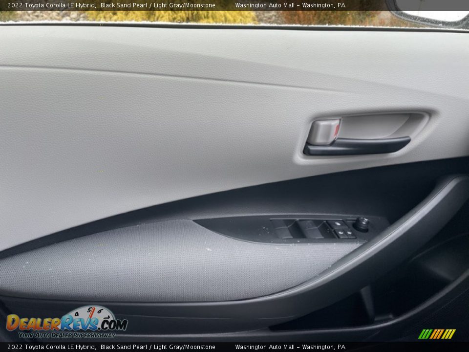 2022 Toyota Corolla LE Hybrid Black Sand Pearl / Light Gray/Moonstone Photo #22