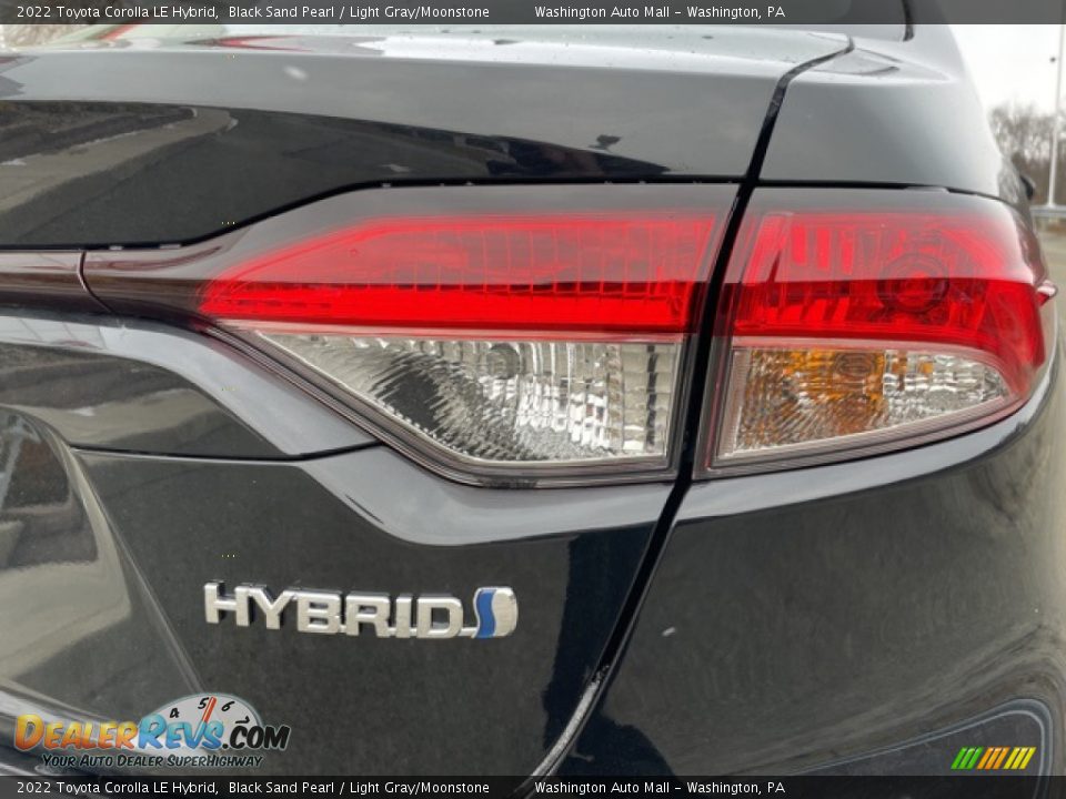 2022 Toyota Corolla LE Hybrid Black Sand Pearl / Light Gray/Moonstone Photo #25