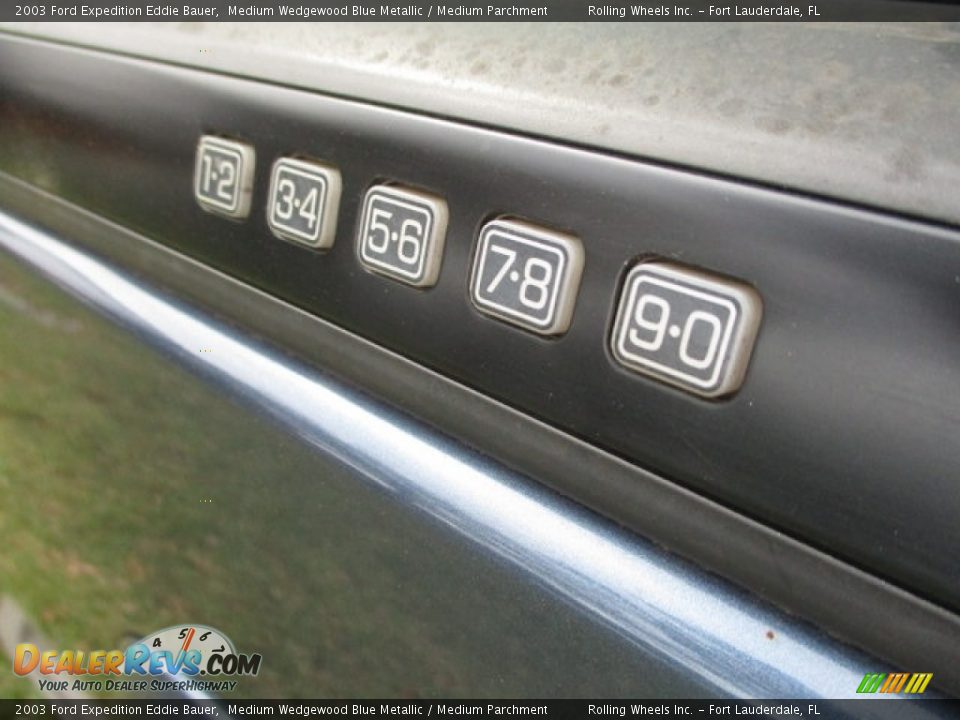 2003 Ford Expedition Eddie Bauer Medium Wedgewood Blue Metallic / Medium Parchment Photo #27
