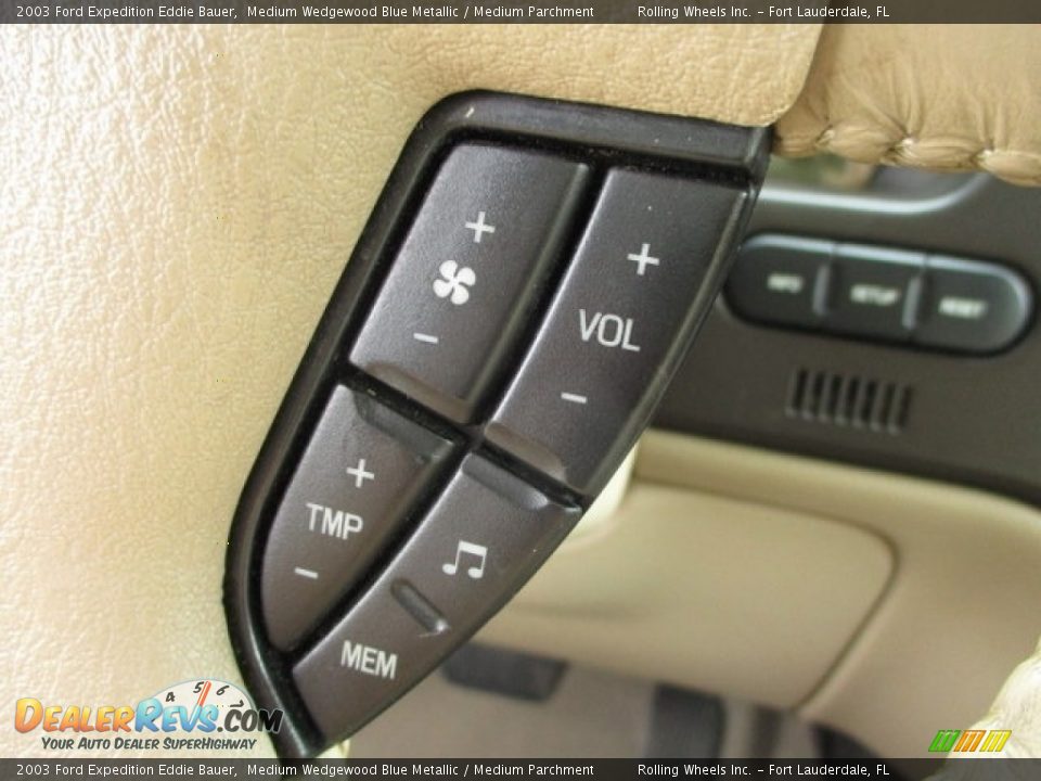 2003 Ford Expedition Eddie Bauer Medium Wedgewood Blue Metallic / Medium Parchment Photo #31