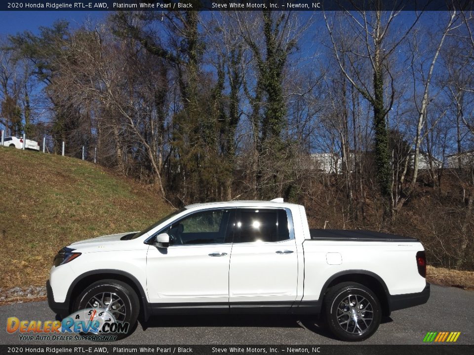 2020 Honda Ridgeline RTL-E AWD Platinum White Pearl / Black Photo #1