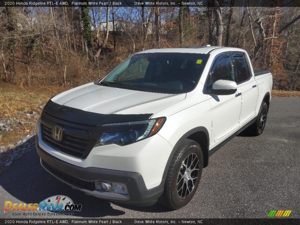 2020 Honda Ridgeline RTL-E AWD Platinum White Pearl / Black Photo #2