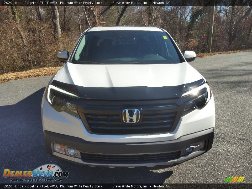 2020 Honda Ridgeline RTL-E AWD Platinum White Pearl / Black Photo #3