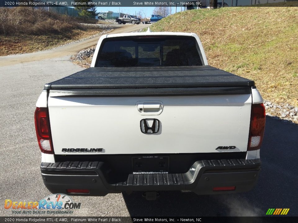 2020 Honda Ridgeline RTL-E AWD Platinum White Pearl / Black Photo #7