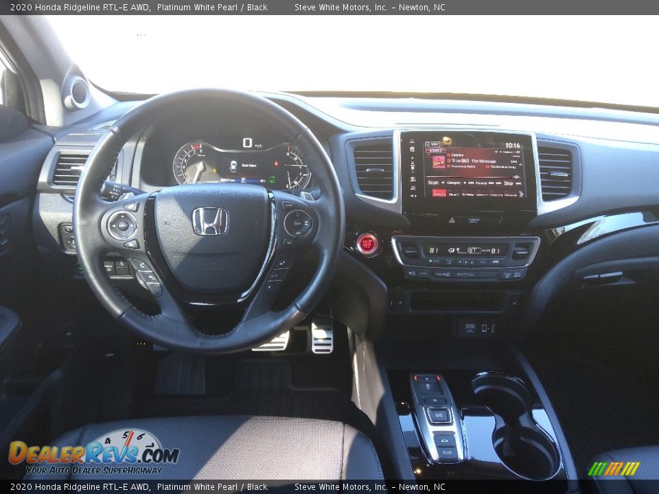 2020 Honda Ridgeline RTL-E AWD Platinum White Pearl / Black Photo #18