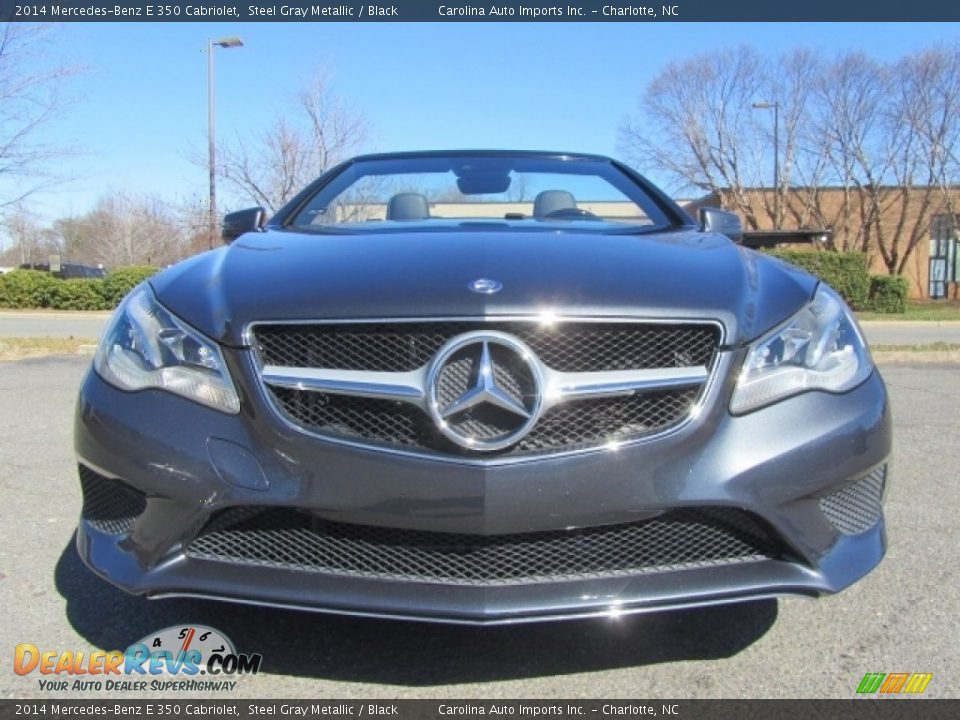 2014 Mercedes-Benz E 350 Cabriolet Steel Gray Metallic / Black Photo #4