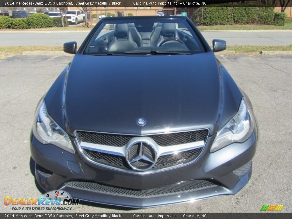 2014 Mercedes-Benz E 350 Cabriolet Steel Gray Metallic / Black Photo #5