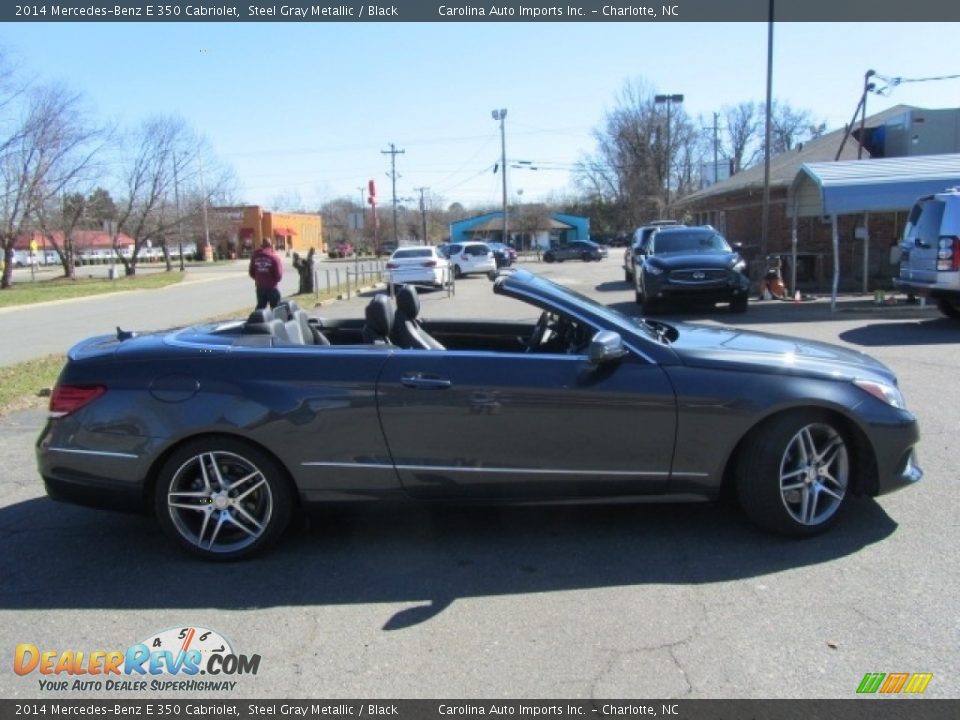 2014 Mercedes-Benz E 350 Cabriolet Steel Gray Metallic / Black Photo #11