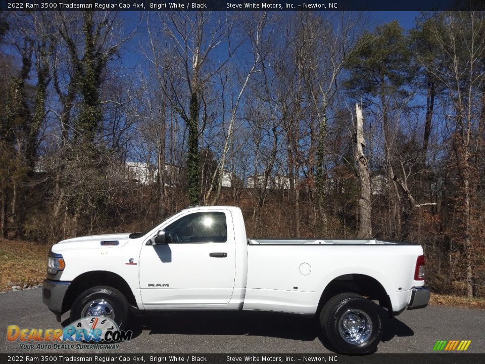 2022 Ram 3500 Tradesman Regular Cab 4x4 Bright White / Black Photo #1