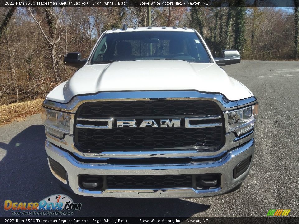 2022 Ram 3500 Tradesman Regular Cab 4x4 Bright White / Black Photo #3