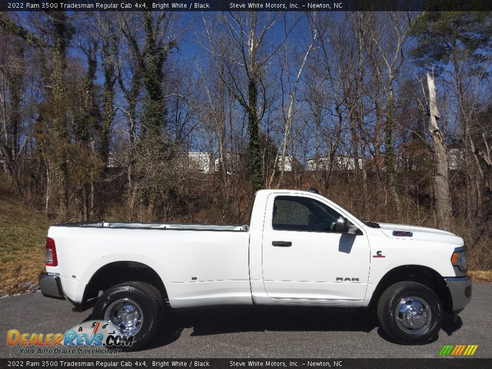 2022 Ram 3500 Tradesman Regular Cab 4x4 Bright White / Black Photo #5