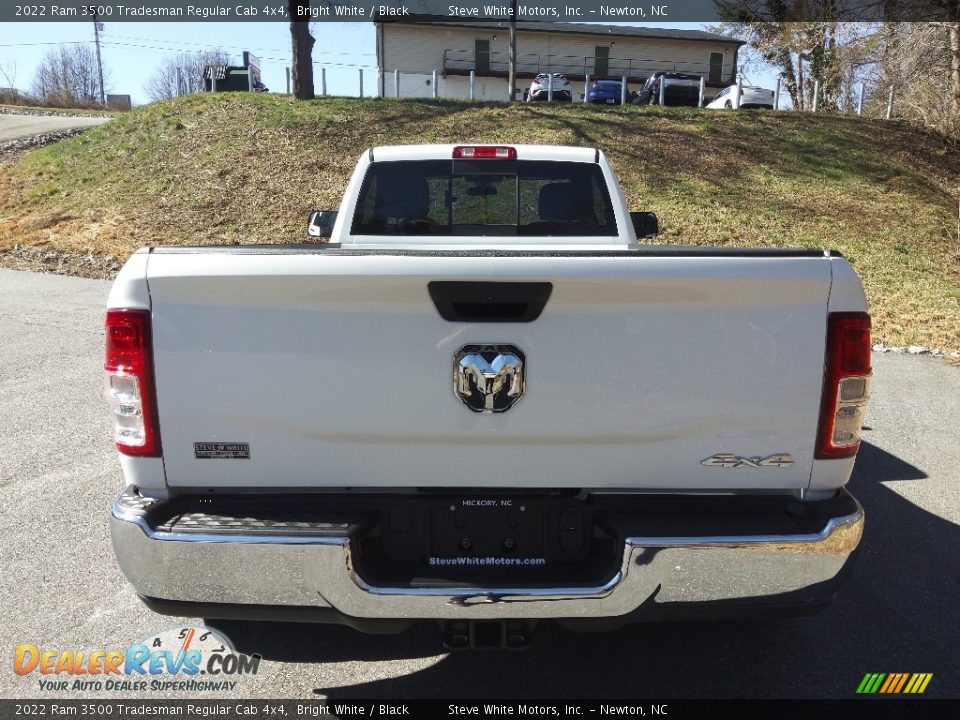 2022 Ram 3500 Tradesman Regular Cab 4x4 Bright White / Black Photo #7