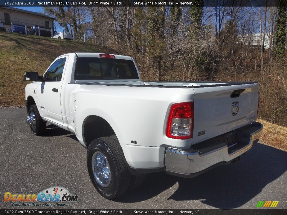 2022 Ram 3500 Tradesman Regular Cab 4x4 Bright White / Black Photo #9