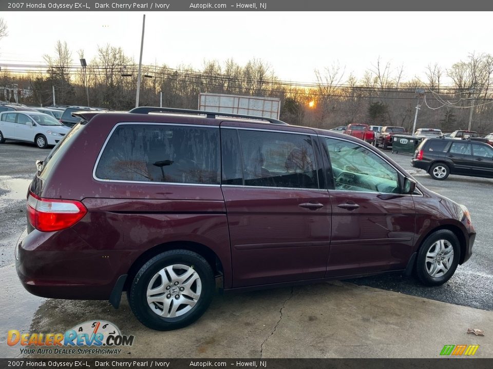 2007 Honda Odyssey EX-L Dark Cherry Pearl / Ivory Photo #3