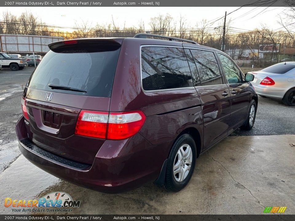 2007 Honda Odyssey EX-L Dark Cherry Pearl / Ivory Photo #4