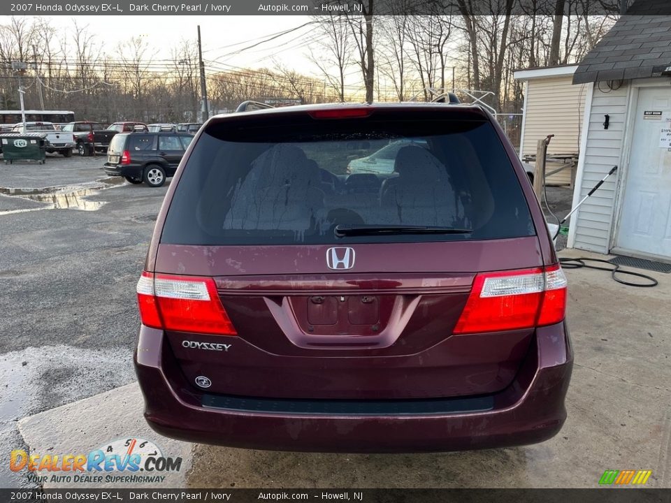 2007 Honda Odyssey EX-L Dark Cherry Pearl / Ivory Photo #5