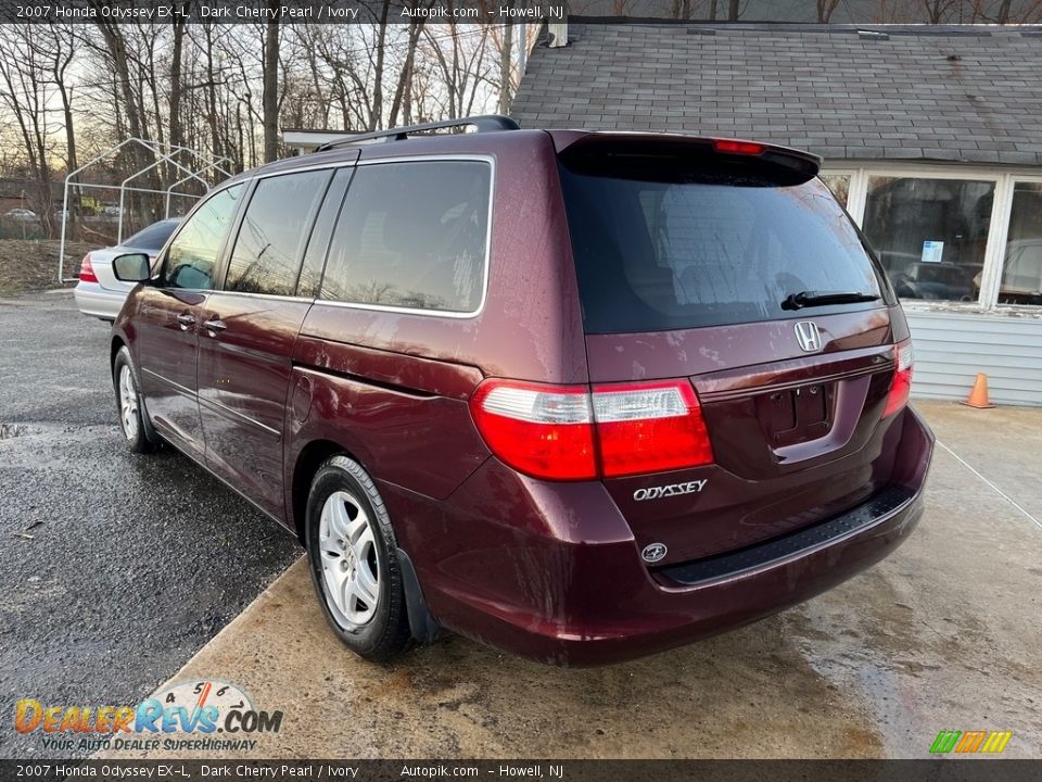 2007 Honda Odyssey EX-L Dark Cherry Pearl / Ivory Photo #6