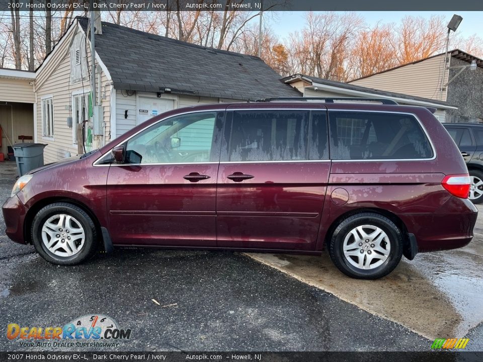 2007 Honda Odyssey EX-L Dark Cherry Pearl / Ivory Photo #8