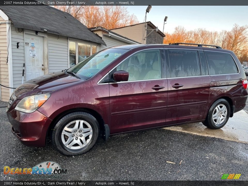 2007 Honda Odyssey EX-L Dark Cherry Pearl / Ivory Photo #9