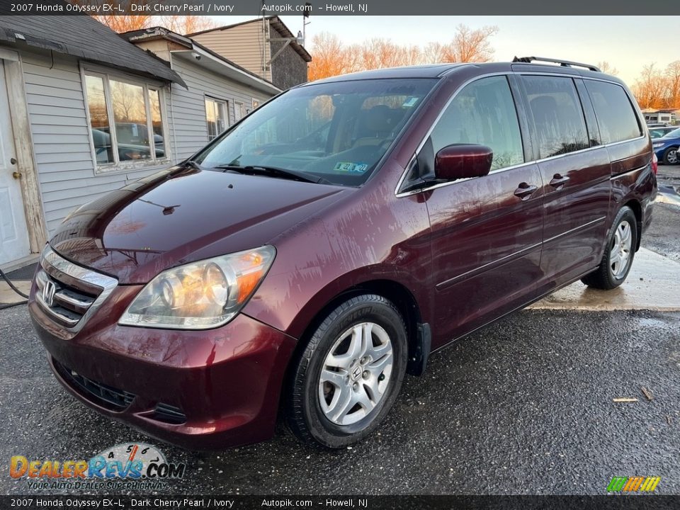 2007 Honda Odyssey EX-L Dark Cherry Pearl / Ivory Photo #10