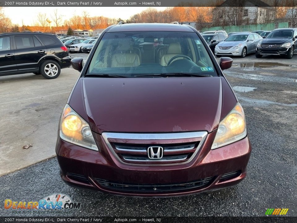 2007 Honda Odyssey EX-L Dark Cherry Pearl / Ivory Photo #11