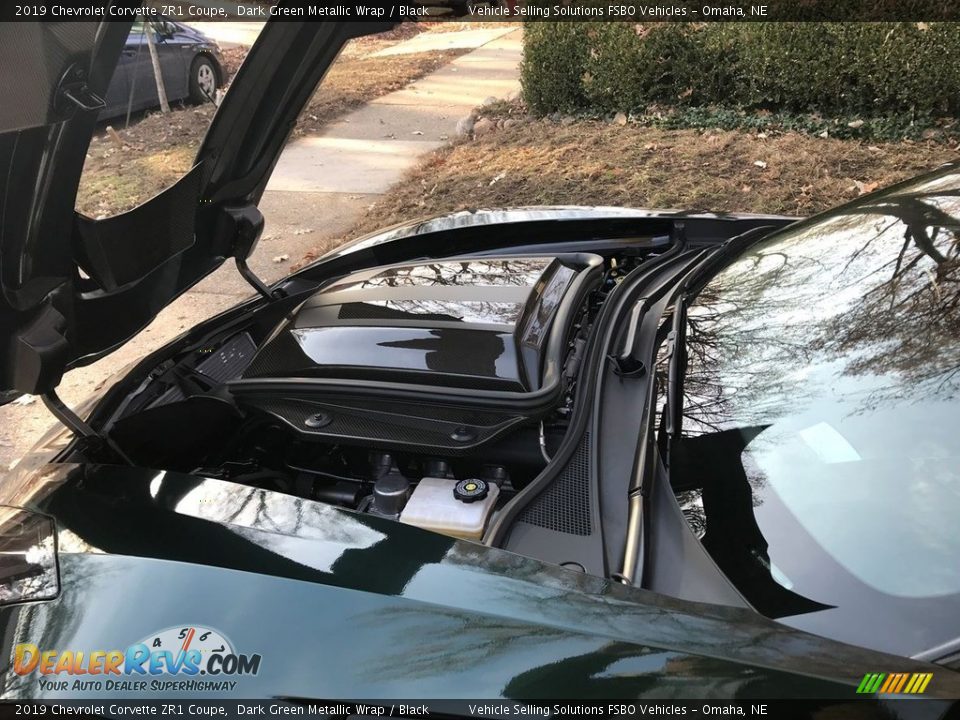 2019 Chevrolet Corvette ZR1 Coupe Dark Green Metallic Wrap / Black Photo #3