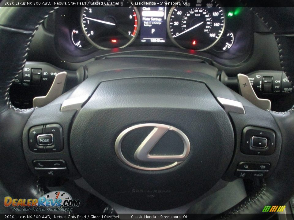 2020 Lexus NX 300 AWD Nebula Gray Pearl / Glazed Caramel Photo #36