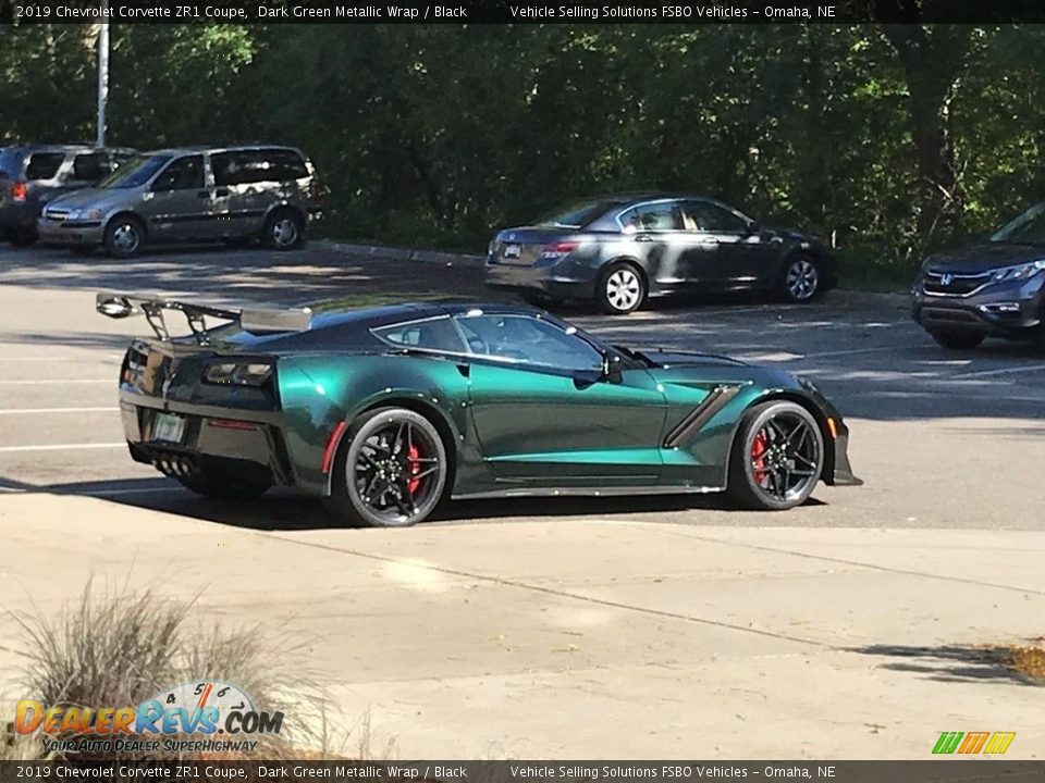 2019 Chevrolet Corvette ZR1 Coupe Dark Green Metallic Wrap / Black Photo #5