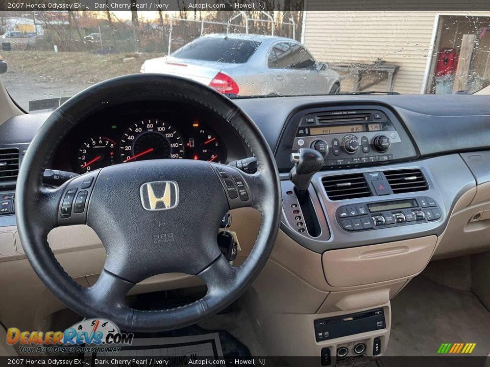 2007 Honda Odyssey EX-L Dark Cherry Pearl / Ivory Photo #18